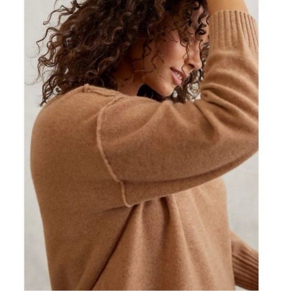 Anthropologie 100% Cashmere Pilcro Angie Sweater Size L - Picture 3 of 8